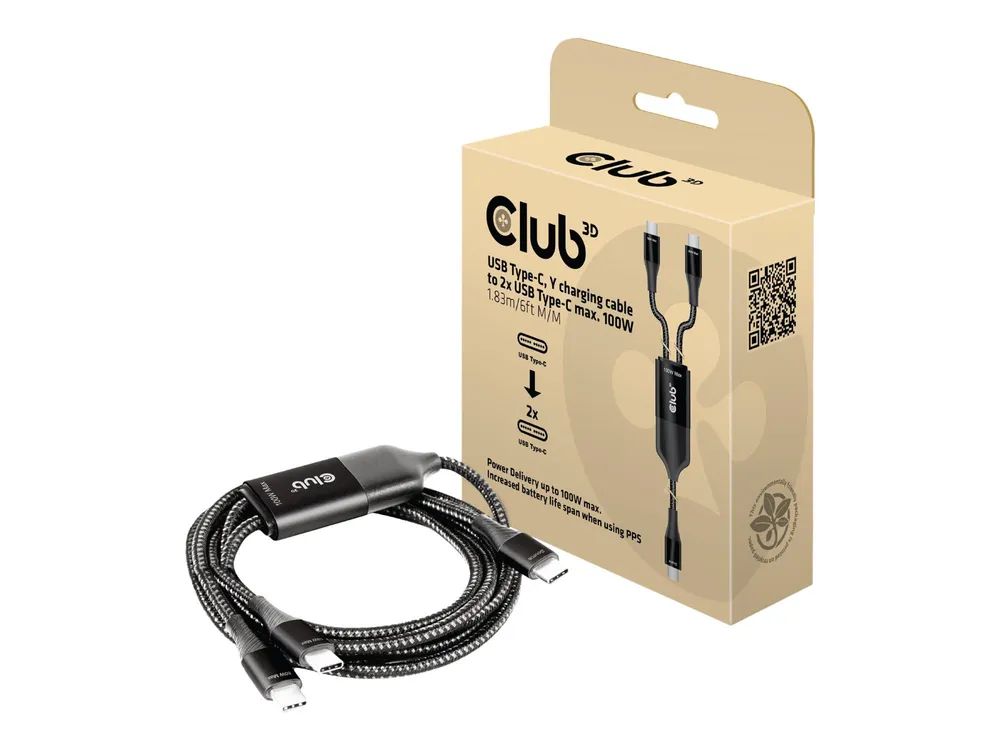 Club 3D USB-Kabel - 24 pin USB-C (M) zu 24 pin USB-C (M)