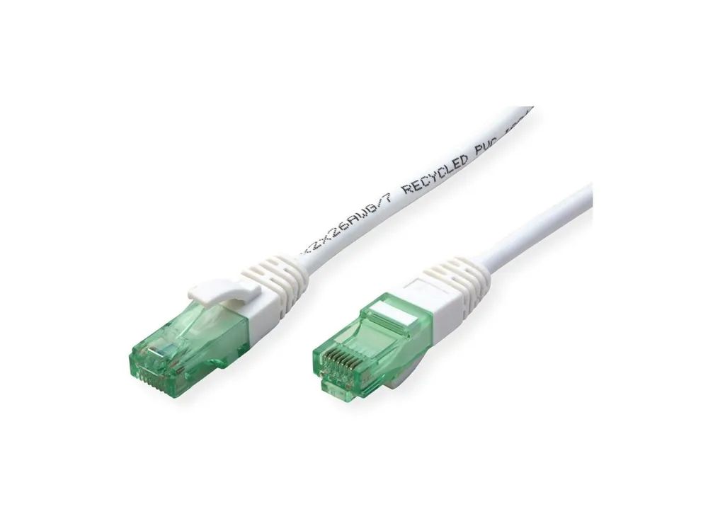 ROLINE Recycled Material - Patch-Kabel - RJ-45 (M) schwarz