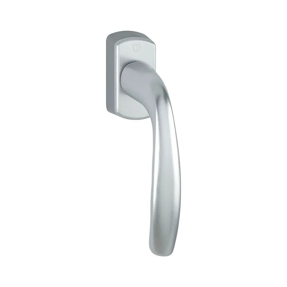 HOPPE Fenstergriff NEW YORK - Secustik, VK 7 x 32 - 42 mm, silber eloxiert