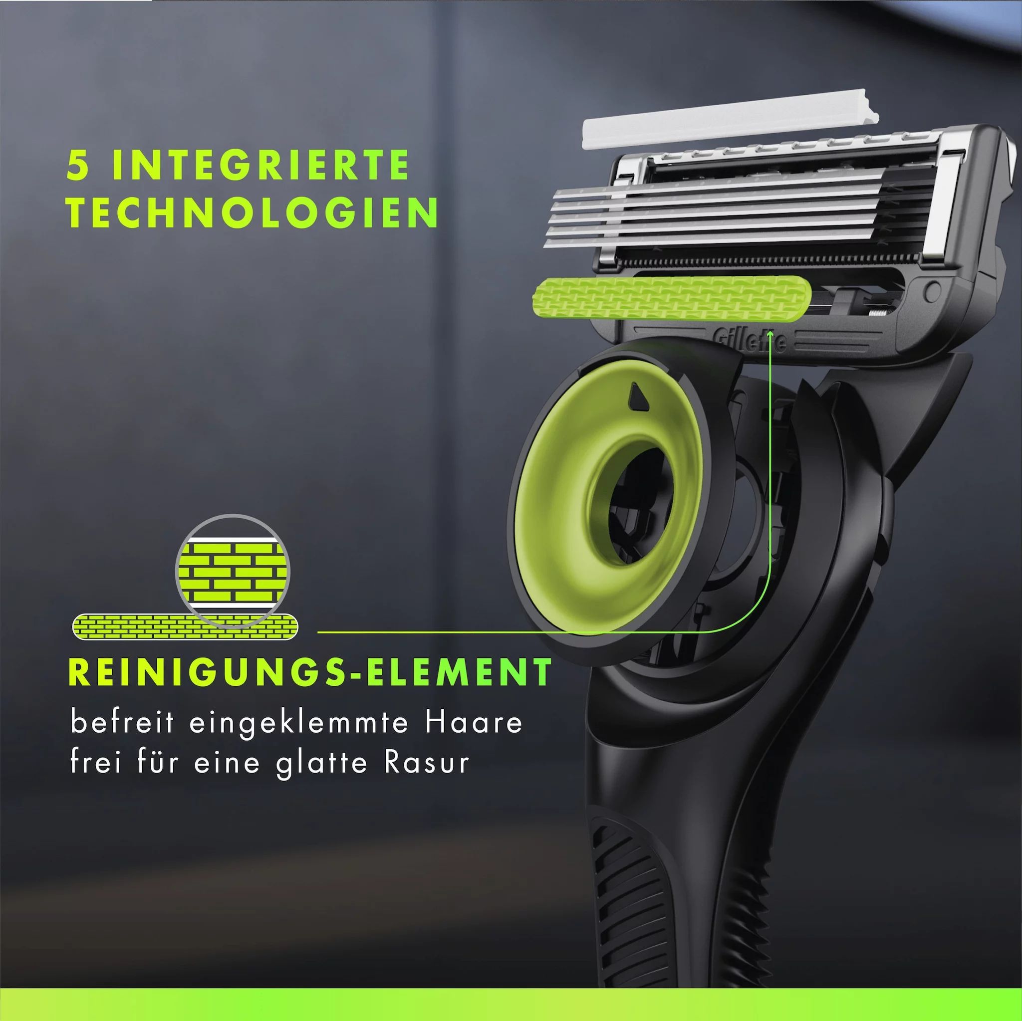 Gillette Labs Gold Systemklingen 3er + Handstück Online Versandvariante