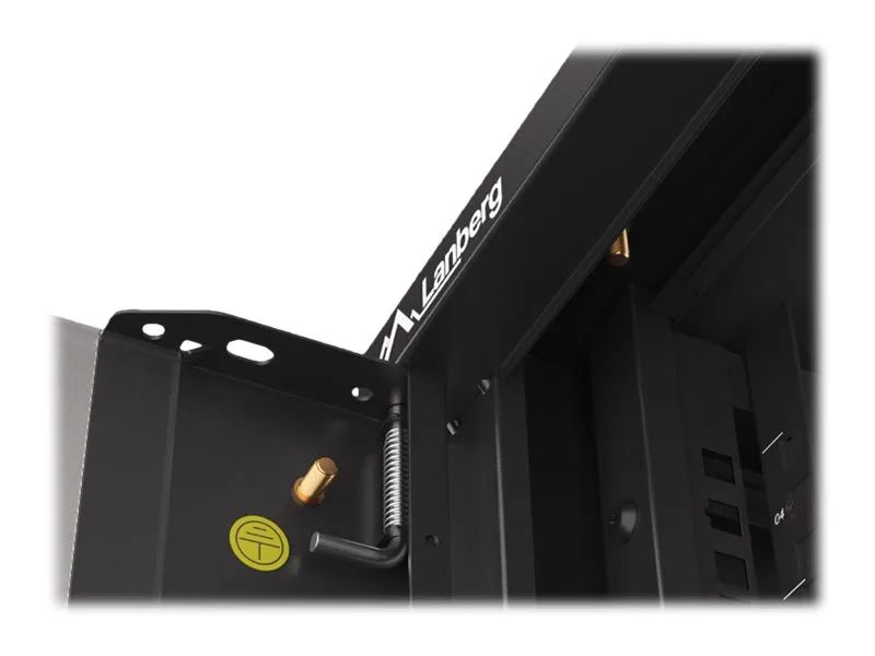 Lanberg WFFA Series - Schrank Netzwerkschrank - geeignet für Wandmontage - RAL 9004, Schwarz - 4U - 48.3 cm (19")