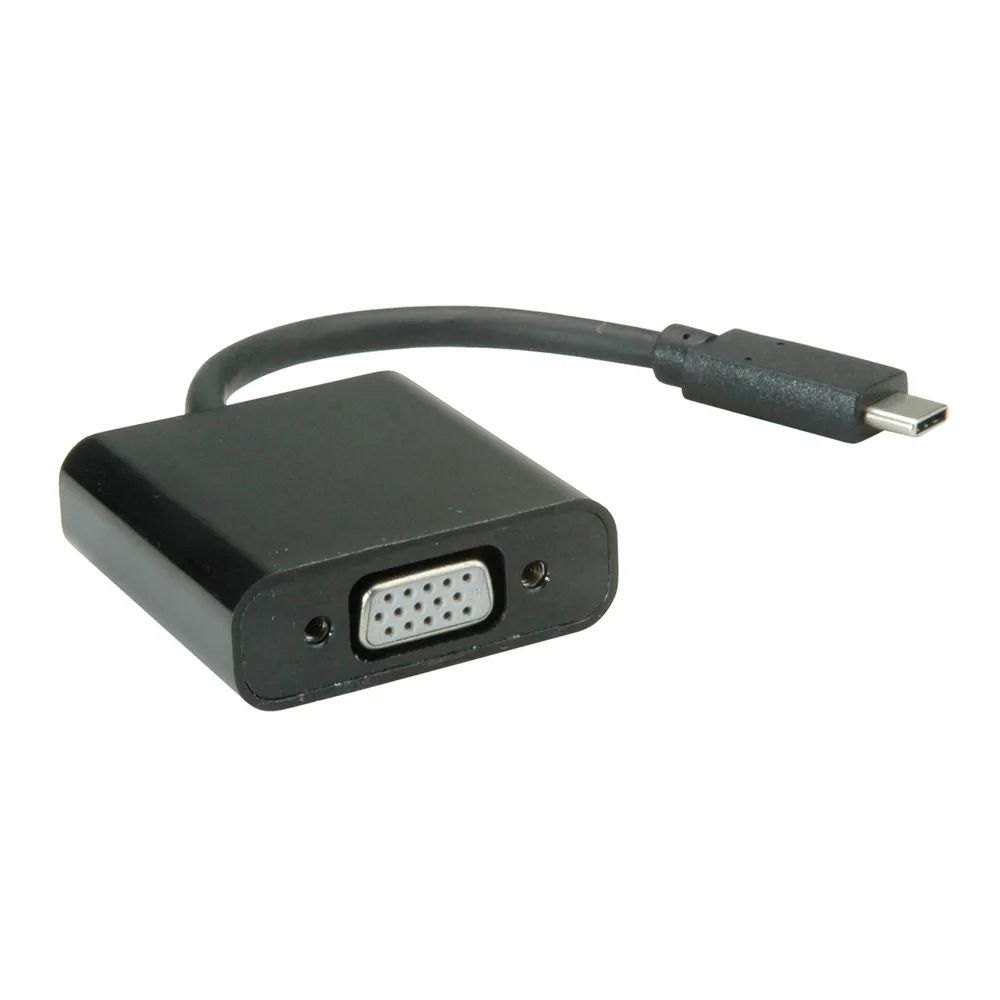 VALUE Display Adapter USB Typ C - VGA, Audio