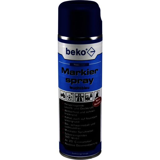BekoGroup TECLINE MARKIERSPRAY BLAU / BEKOGR 2943500 500ML 294 3 500