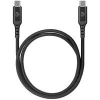 DEQSTER Ladekabel USB-C auf USB-C - 1m - Schwarz (EDU Verpackung) - 1 m - USB C - USB C - 5 Gbit/s - Schwarz