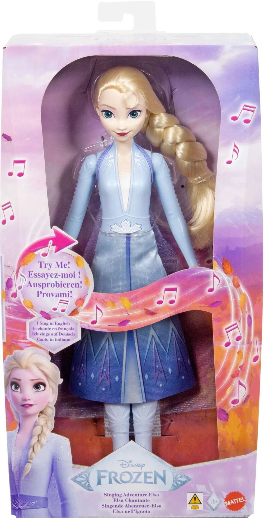 Mattel GmbH FRO2 Singende Elsa ''Wo noch ..''(D,E,I,
