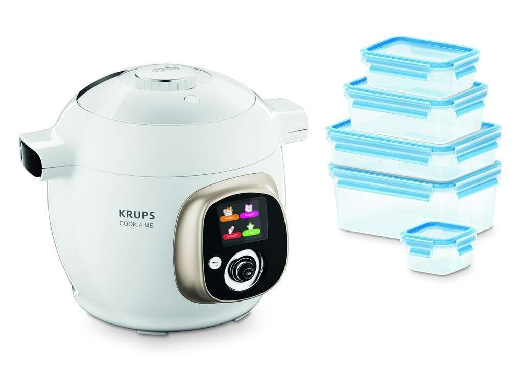 Krups Cook4Me Multikocher inkl. 5x EMSA Dosen