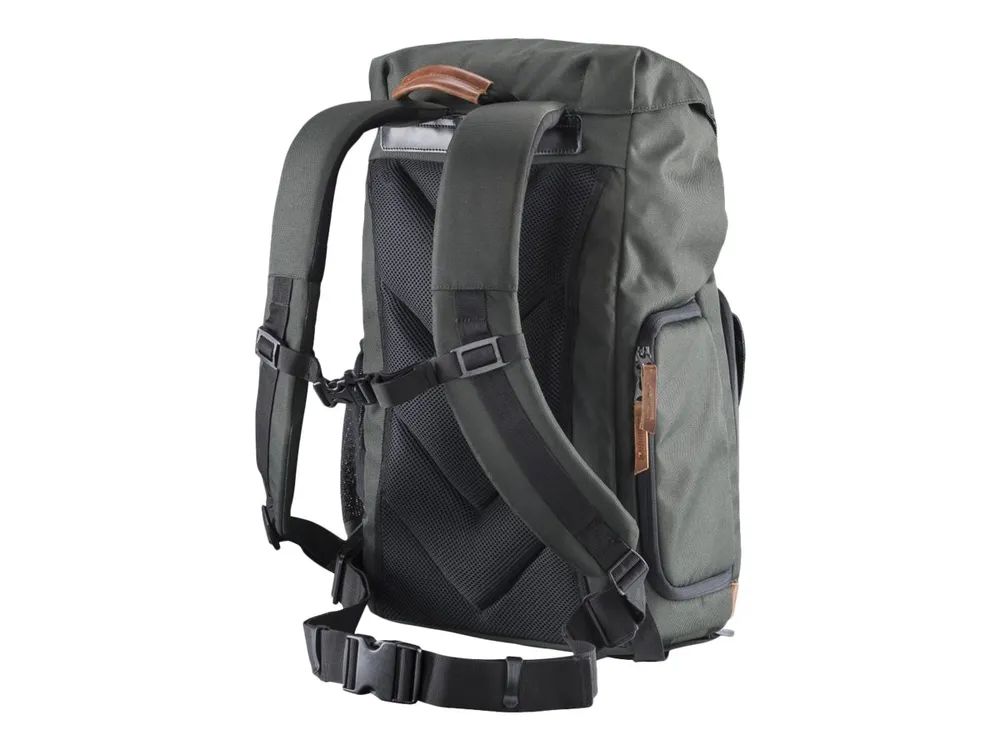 mantona Luis - Rucksack für Kamera - Nylon, Leder