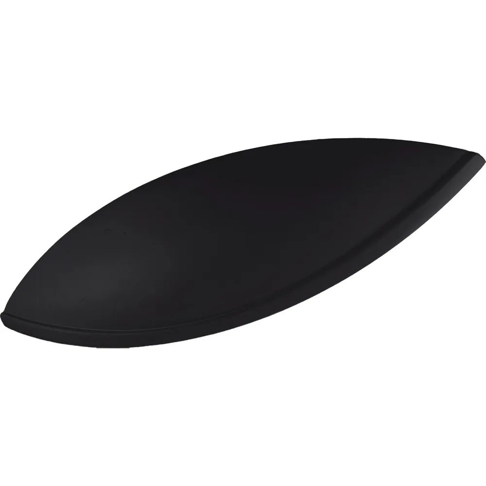 alles im griff GmbH Ulrike Brandstetter Muschelgriff Moss zum Aufschrauben, Breite 126 mm, Zinkdruckguss schwarz matt