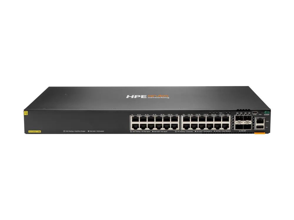 HPE Aruba Networking CX 6200F 24G 4SFP Switch