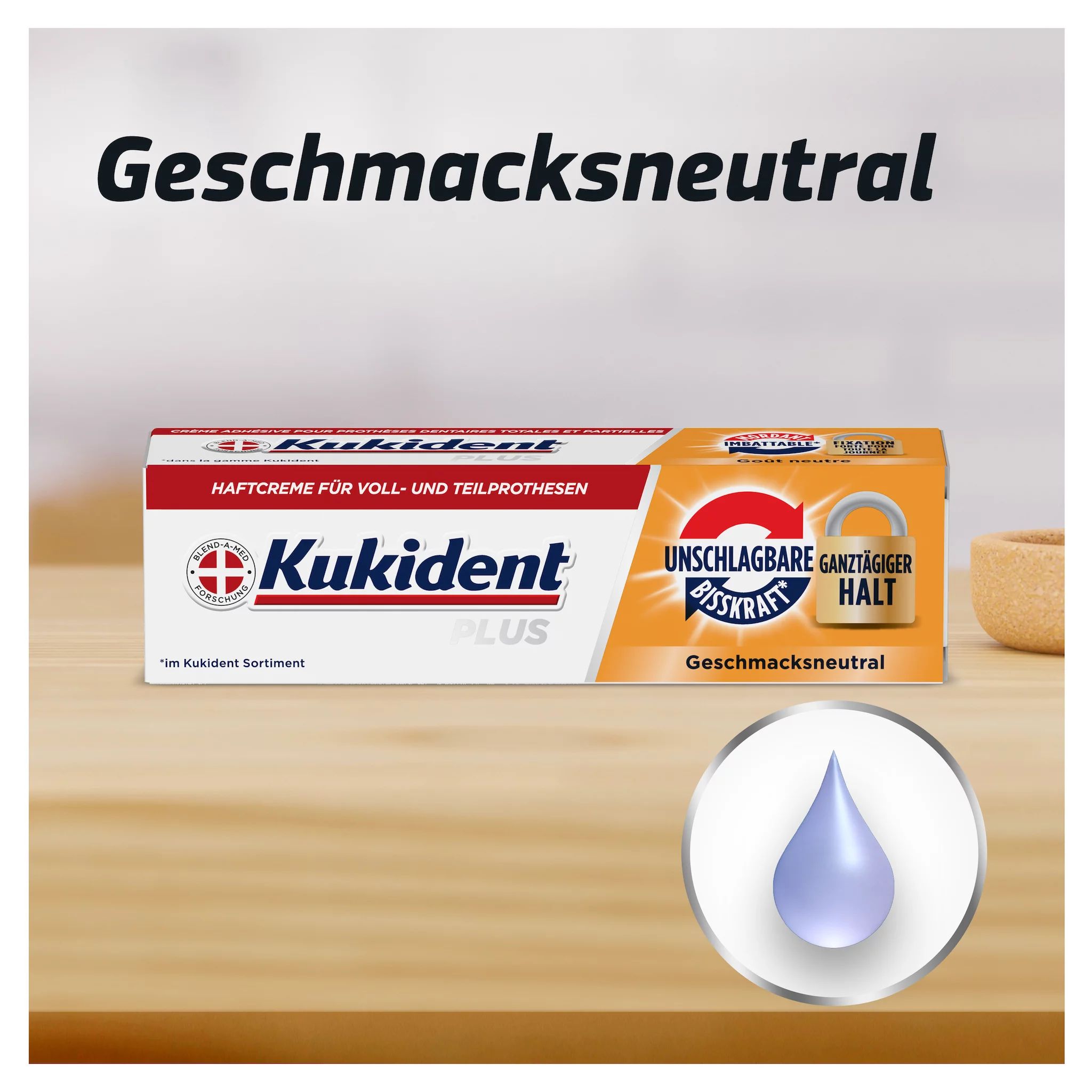 Kukident Plus Haftcreme Unschlagbare Bisskraft 40G