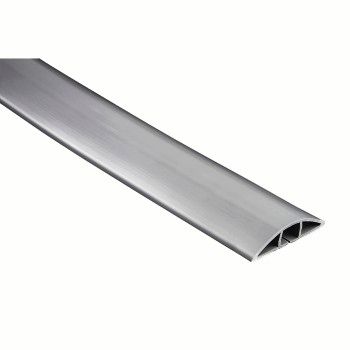 Hama Flexibler Kabelkanal, selbstklebend, halbrund, 180 x 6 x 1 cm, PVC, Grau