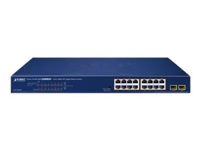 Planet GSW-1820HP - Switch - 16 x 10/100/1000 (PoE+)
