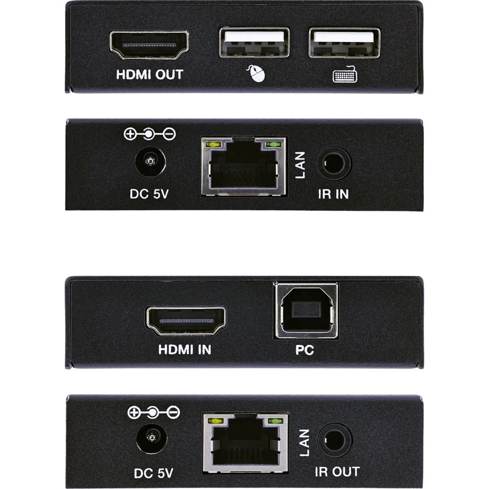 InLine KVM Extender over IP - HDMI Full-HD - 150m - Set