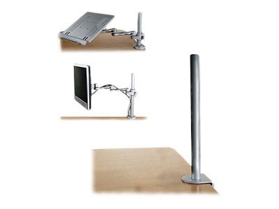 Lindy Desk Clamp Pole - Montagekomponente (C-Klammer, Montagestange)