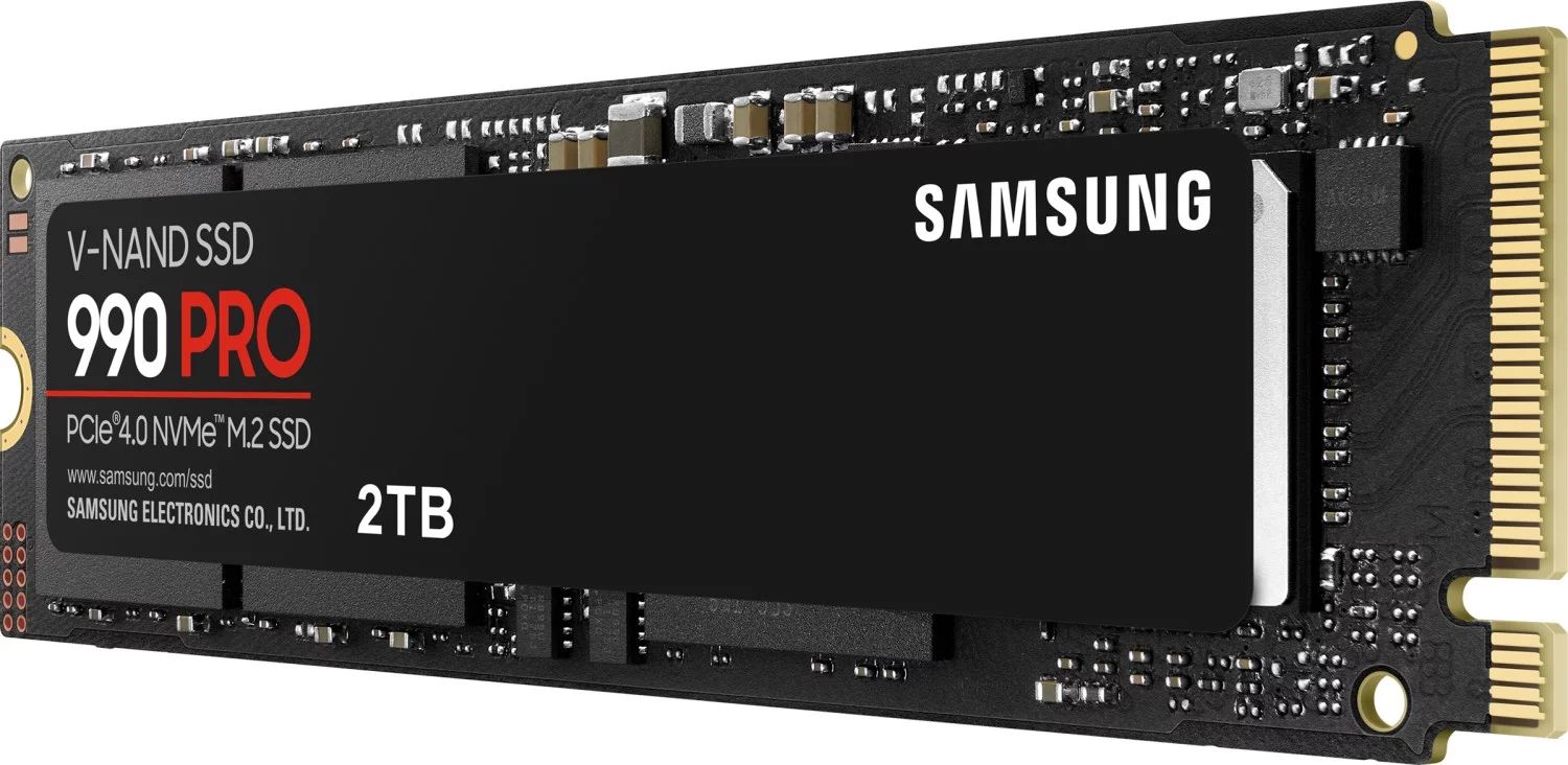 Samsung 990 PRO MZ-V9P2T0BW - SSD - verschlüsselt - 2 TB - intern - M.2 2280 - PCIe 4.0 x4 (NVMe)