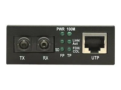 Intellinet Fast Ethernet Media Converter, 10/100Base-Tx to 100Base-Fx (ST)