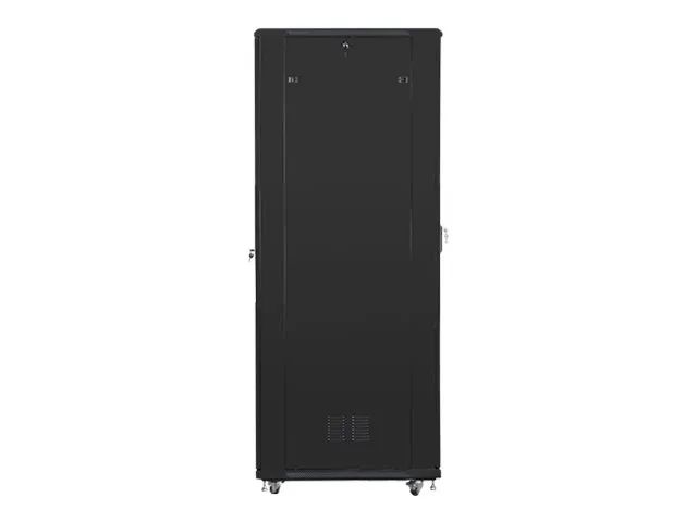Lanberg Schrank Netzwerkschrank - mit 4 Lüfter - 230 V - Schwarz, RAL 9004 - 47U - 48.3 cm (19")