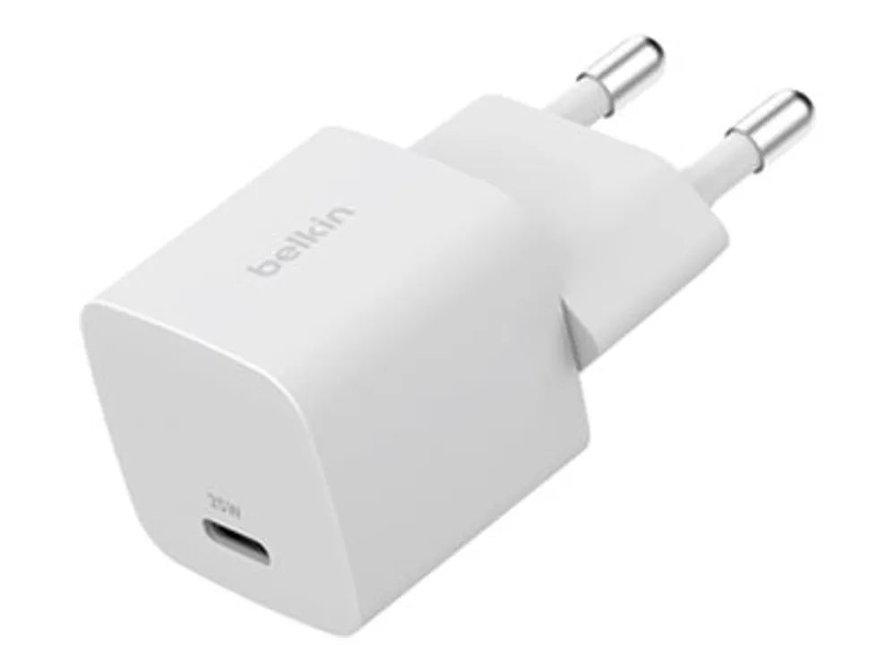 Belkin 25W USBC PD WALL CHARGER WITH PPS WHITE