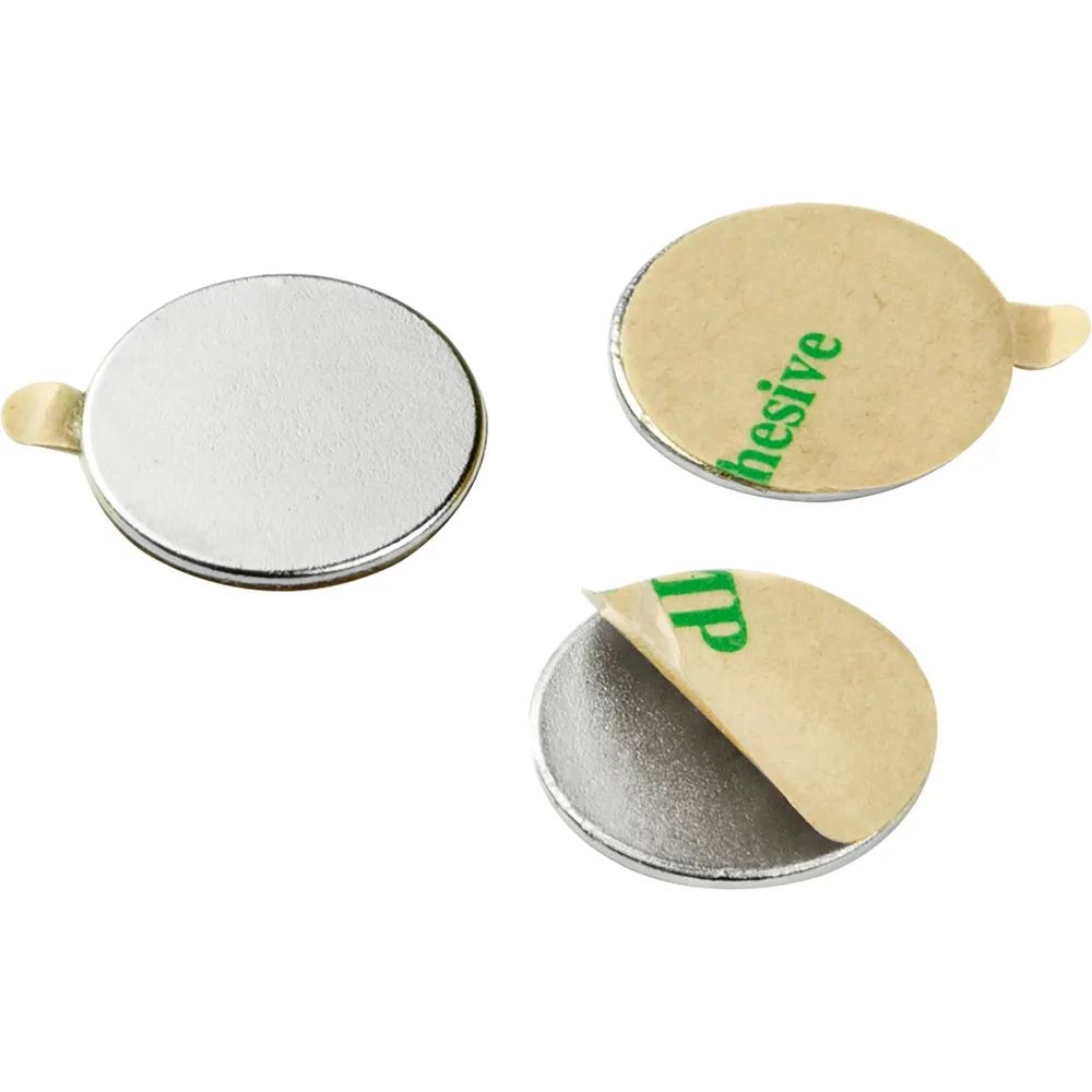 SUPERMAGNETE Scheibenmagnet selbstklebend Ø 15 mm