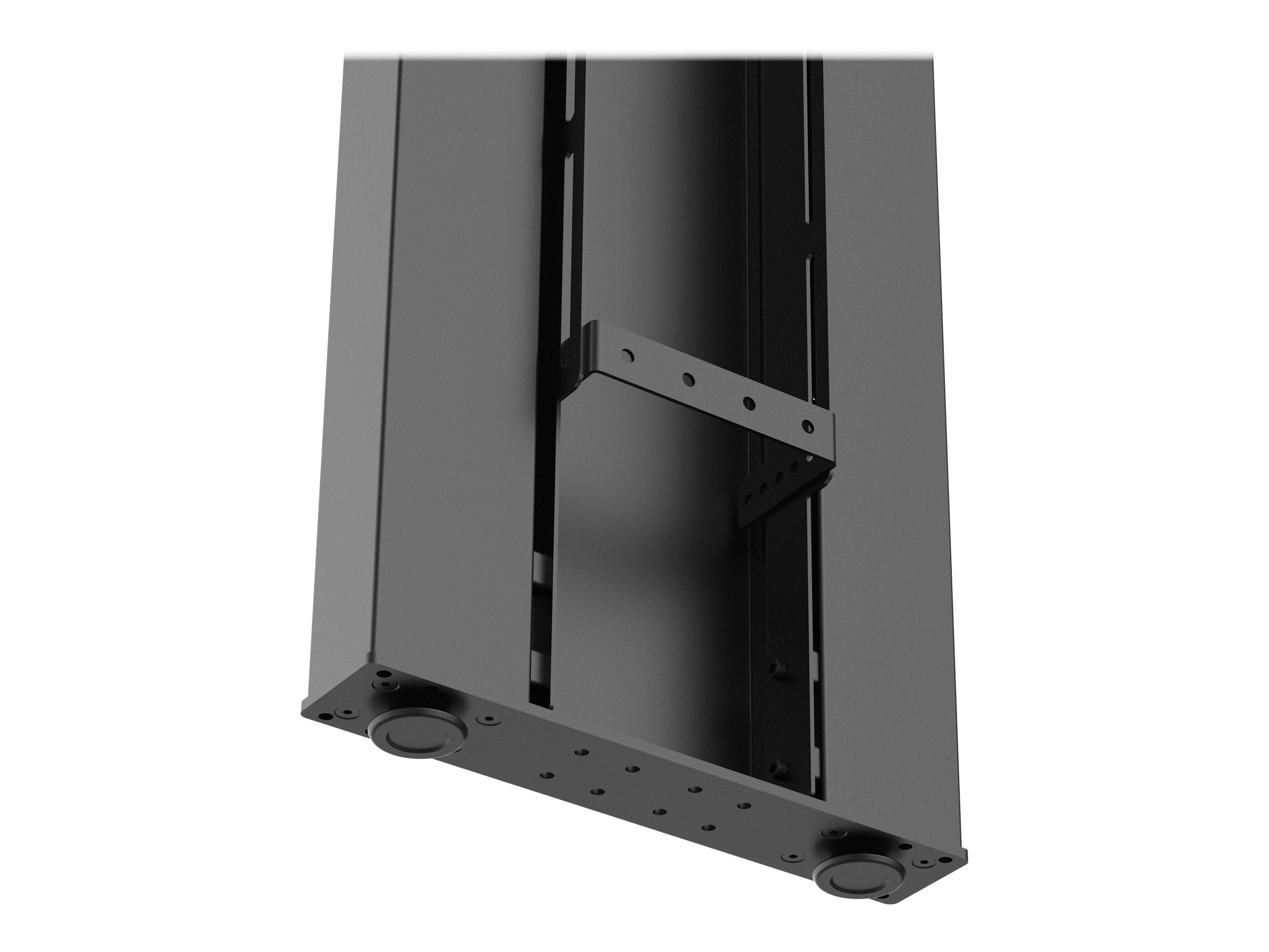 Vision VFM-F51 - Aufstellung - nicht angetrieben - für Flachbildschirm - extra stark - Stahl - mattschwarz - Bildschirmgröße: 120-245 cm (47"-98")