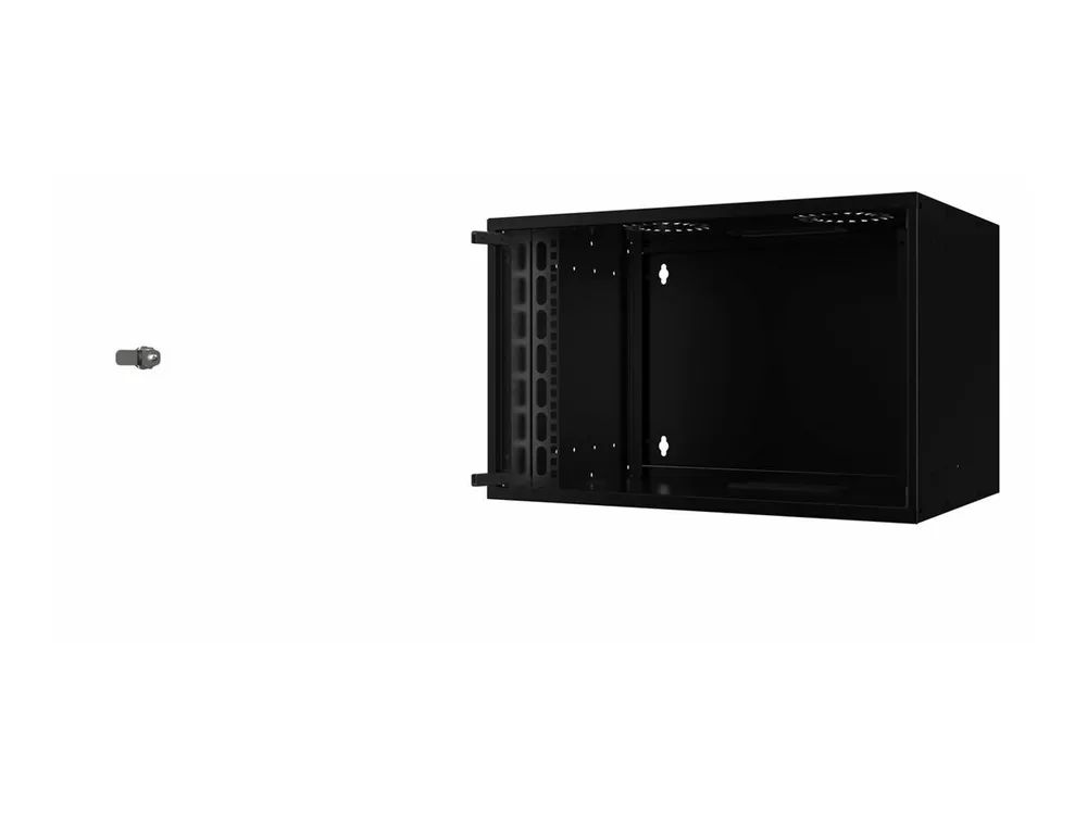 Lanview by Logon SOHO - Schrank Netzwerkschrank - 53 x 40, unmounted - geeignet für Wandmontage - Schwarz, RAL 9005 - 7U - 48.3 cm (19")