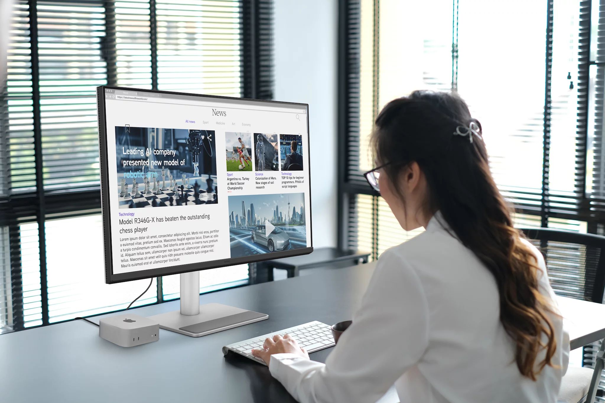 BenQ MA270UP 27 Zoll 4K Monitor für MacBook