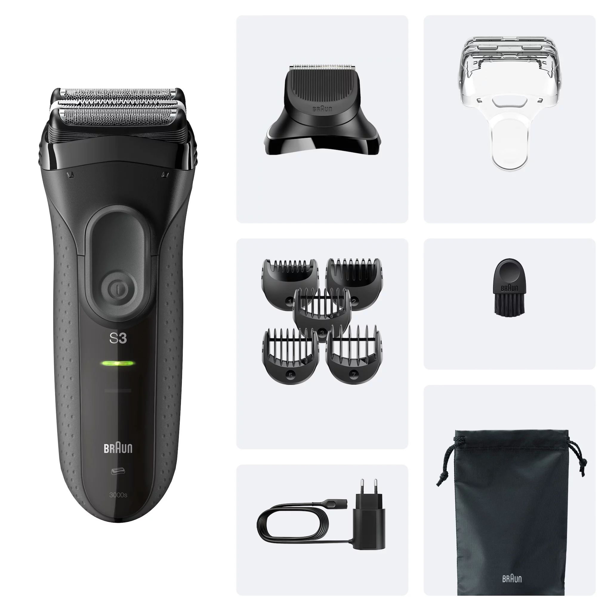 Braun Series 3 3000BT Black/Grey
