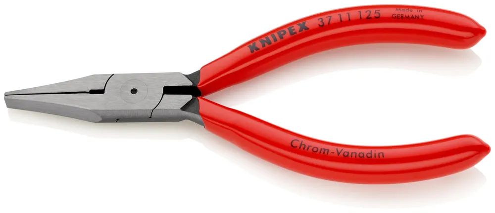 KNIPEX Greifzange für Feinmechanik mit Kunststoff überzogen schwarz atramentiert 125 mm