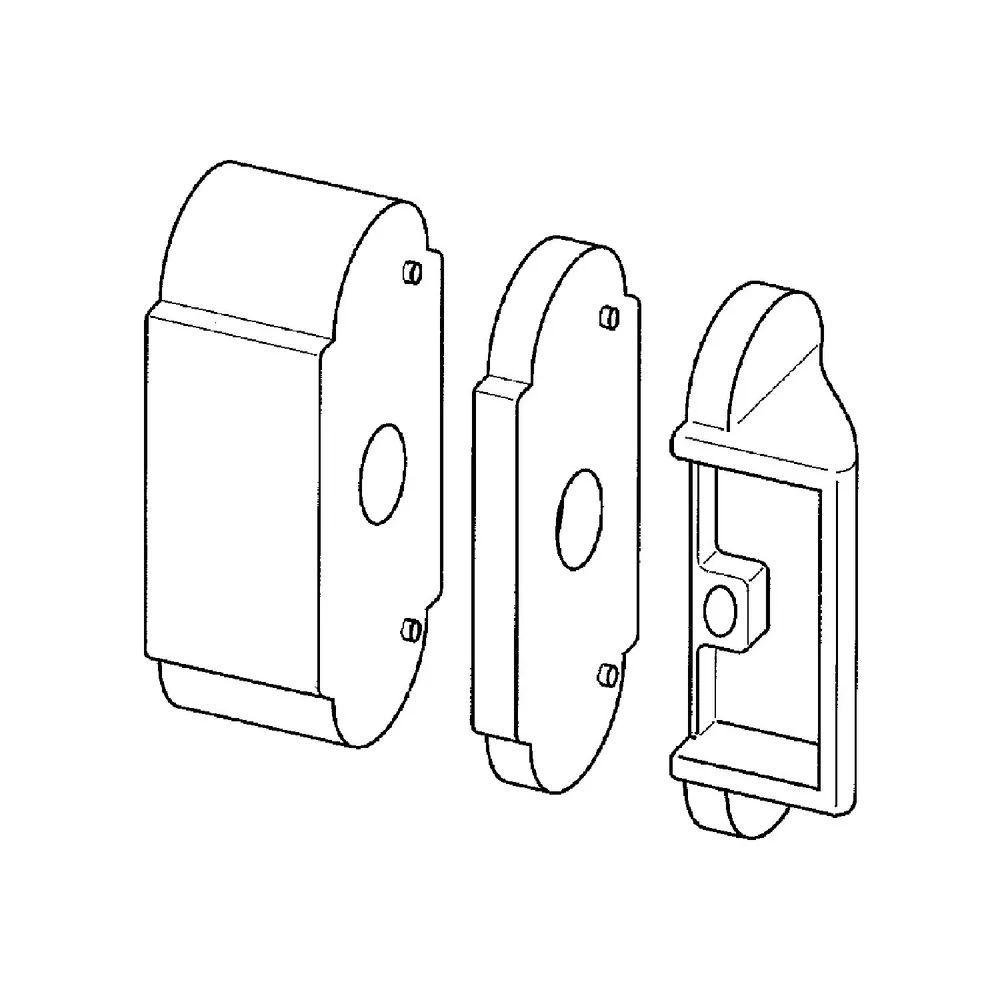 MACO RUSTICO Unterlage für Komfort-Ladenhalter, Stärke 5 mm, schwarz (40318)