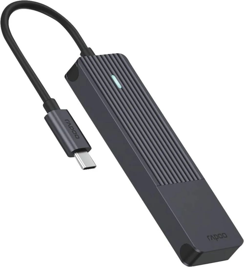 USB-C Hub "UCH-4001", USB-C auf USB-A, Grau