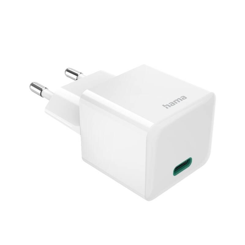 Hama 125139 Mini-Lader,GaN, USB-C, PD/QC, 30W