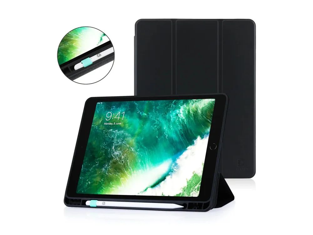 DEQSTER #ST2 - Flip-Hülle für Tablet - Polyurethan, Thermoplastisches Polyurethan (TPU)