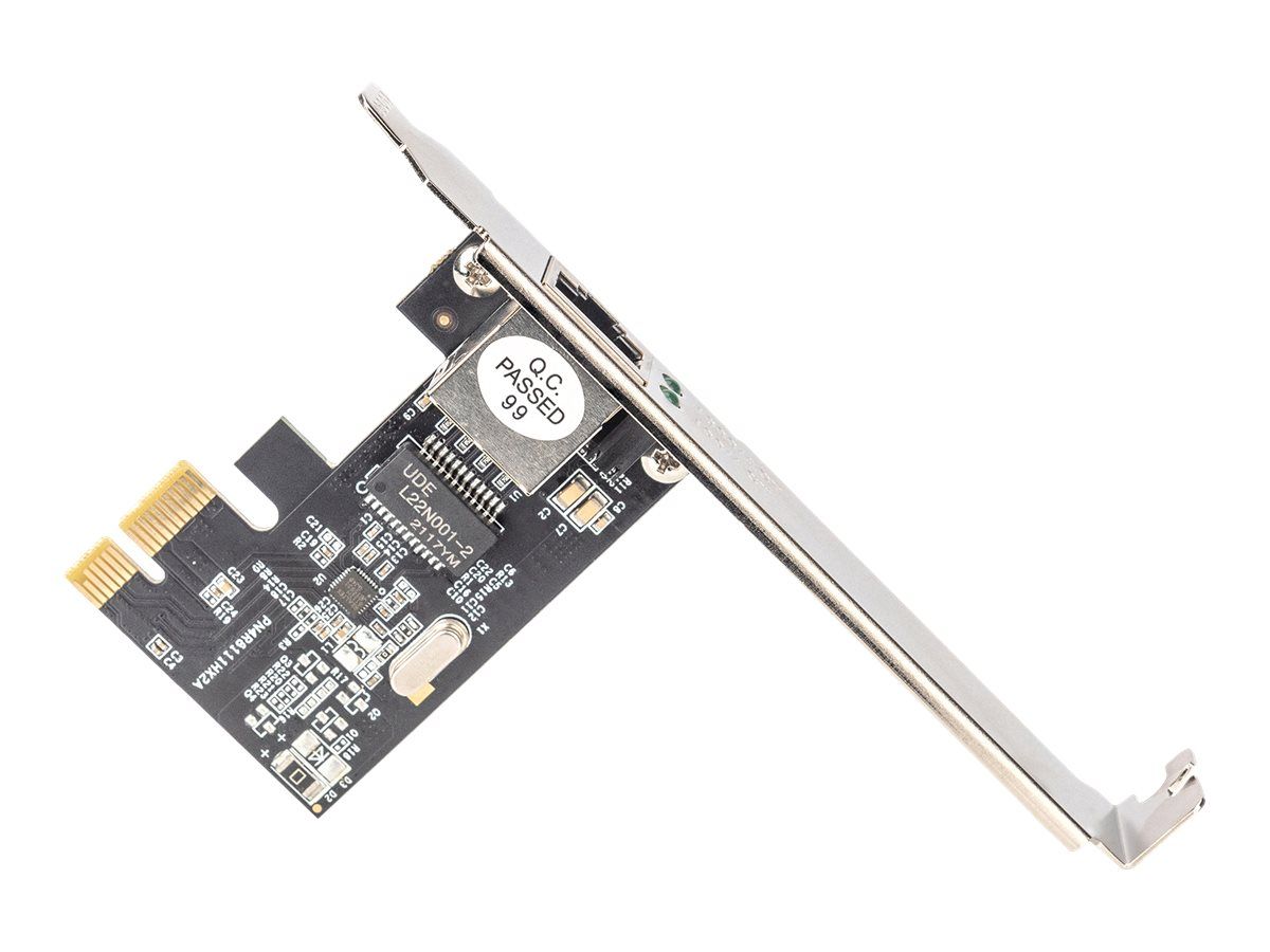 DIGITUS Single Port Gigabit Ethernet Netzwerkkarte, RJ45,PCI Express
