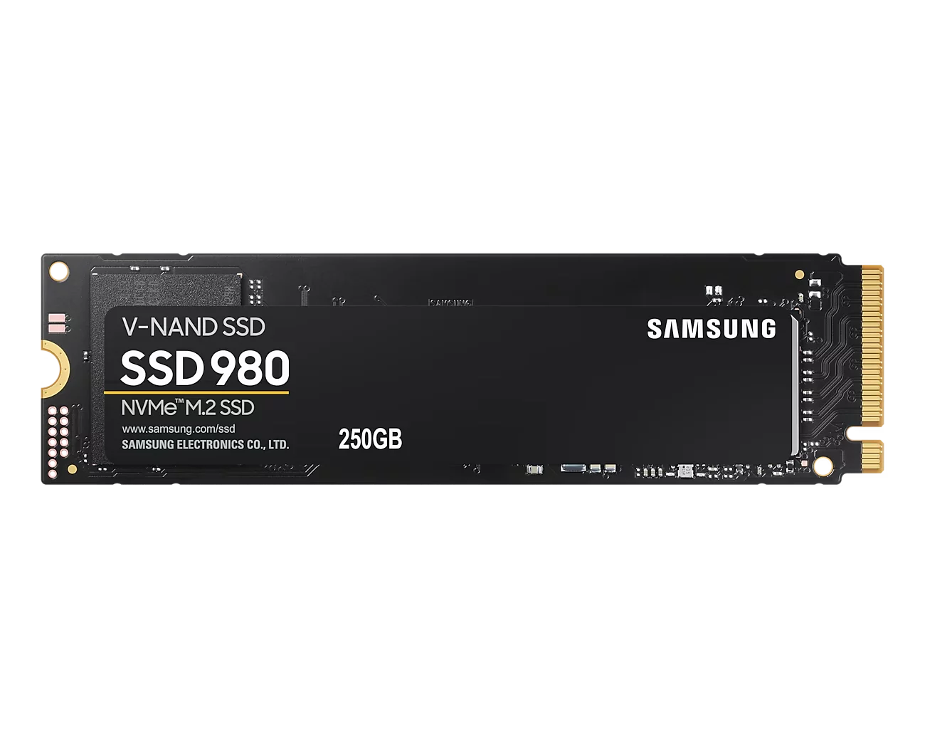 Samsung 980 MZ-V8V250BW - SSD - verschlüsselt - 250 GB - intern - M.2 2280 - PCIe 3.0 x4 (NVMe)