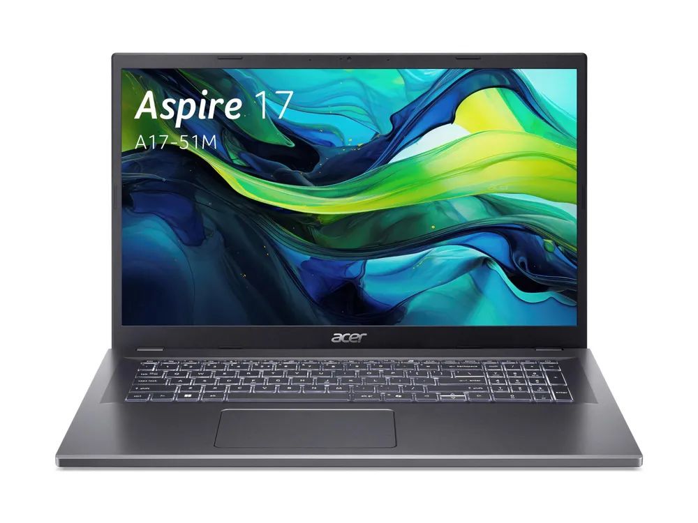 Acer Aspire 17 A17-51M - Intel Core 7 150U / 1.8 GHz - Win 11 Home - Intel Graphics - 16 GB RAM - 1.024 TB SSD NVMe - 43.9 cm (17.3")