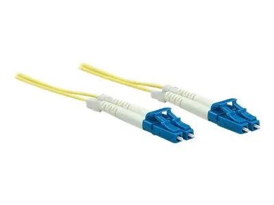 Intellinet Fiber Optic Patch Cable, OS2, LC/LC, 5m, Yellow, Duplex, Single-Mode, 9/125 µm, LSZH, Fibre, Lifetime Warranty, Polybag - Patch-Kabel - LC Single-Modus (M)