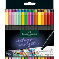 FABER-CASTELL 151630 - Mehrfarbig - Fein - Mehrfarbig - Dreieck - Tinte auf Lebensmittelfarbstoffbasis - Metall