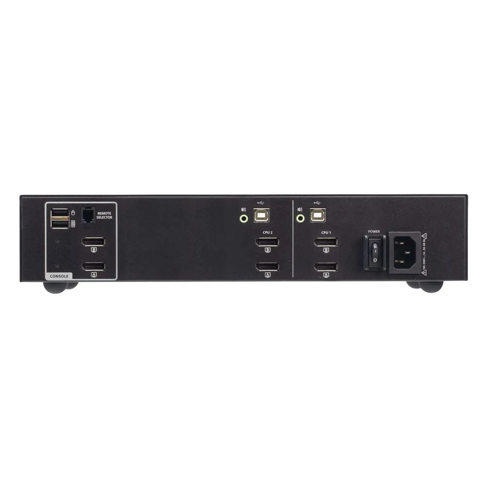 ATEN USB DisplayPort Dual Display Secure KVM Switch - KVM-Umschalter - 2-Port