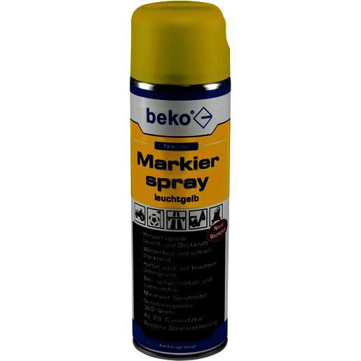 BekoGroup TECLINE MARKIERSPRAY GELB / BEKOGR 2942500 500ML 294 2 500