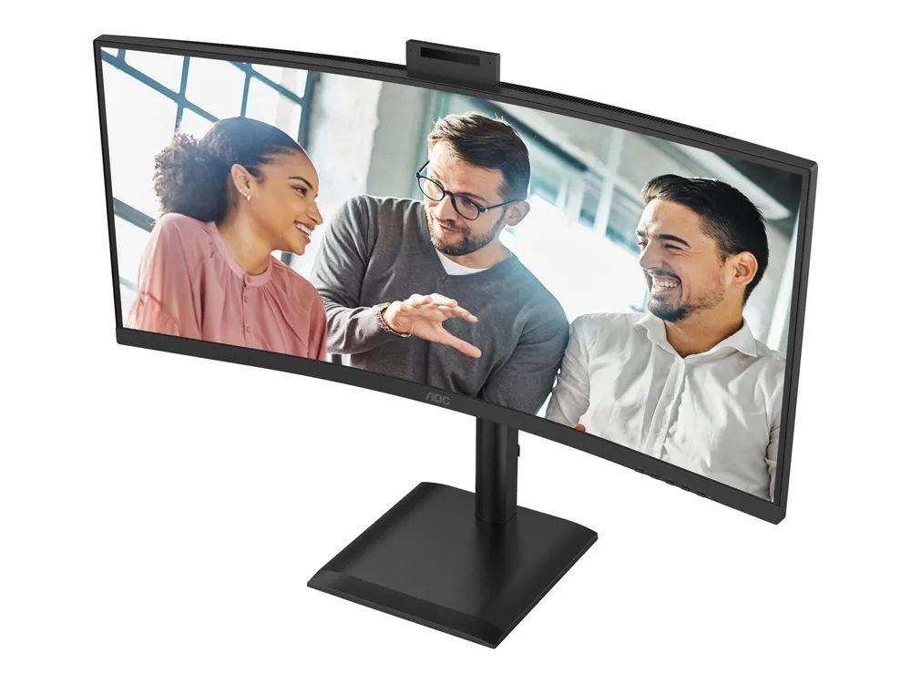 AOC CU34E4CW - LED-Monitor - gebogen - USB - 86.4 cm (34")