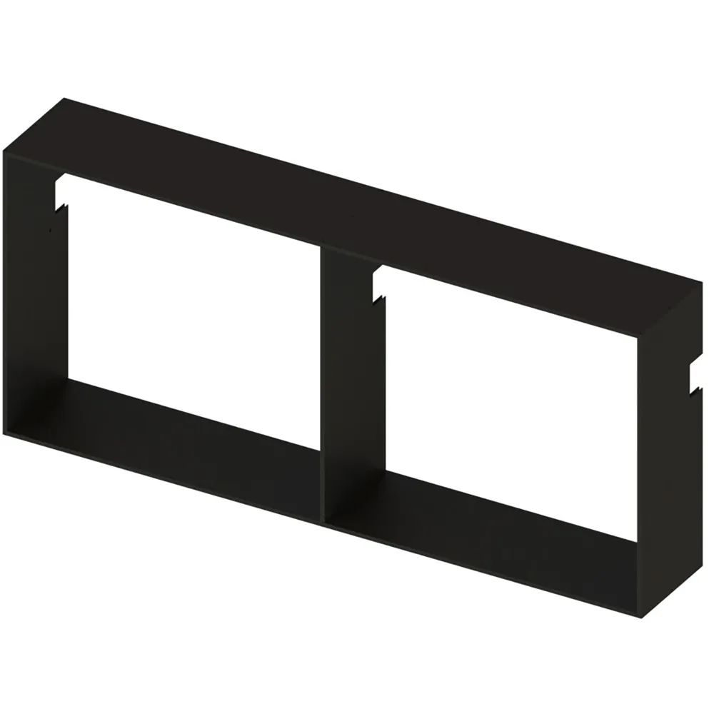 L&S Sign Modul horizontal H: 400 mm B: 900 mm schwarz