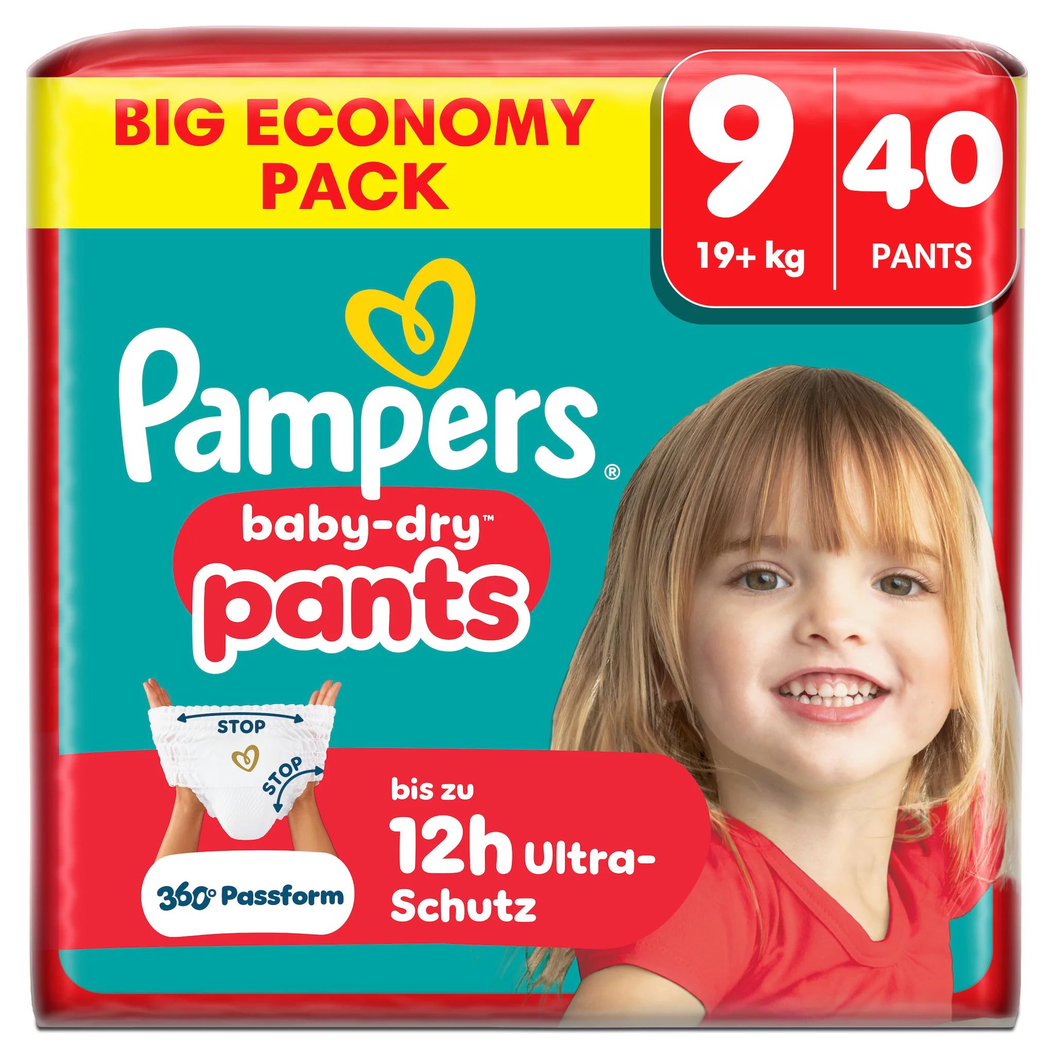 Pampers Baby Dry Pants Gr. 9 Extra Large 19+kg Big 
