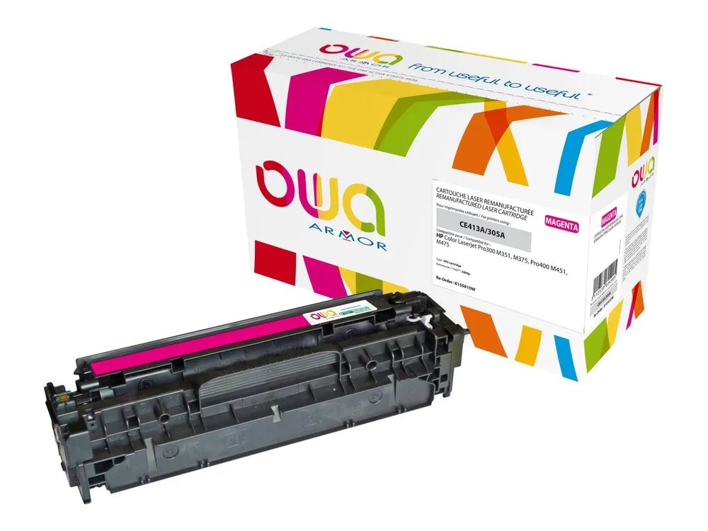 Armor OWA - Magenta - kompatibel - wiederaufbereitet - Tonerpatrone (Alternative zu: HP CE413A)