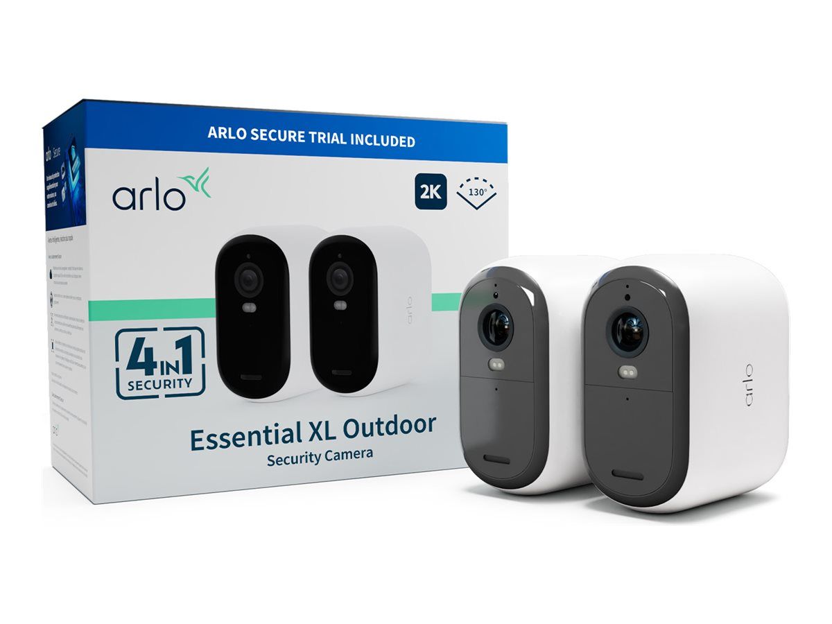 ARLO Essential XL - 2. Generation - Netzwerk-Überwachungskamera - Innenbereich, Außenbereich - witterungsbeständig - Farbe (Tag&Nacht)