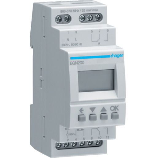 Hager DIGI.ZEITSCHALTUHR BT 2-KANAL / HAGER EGN200