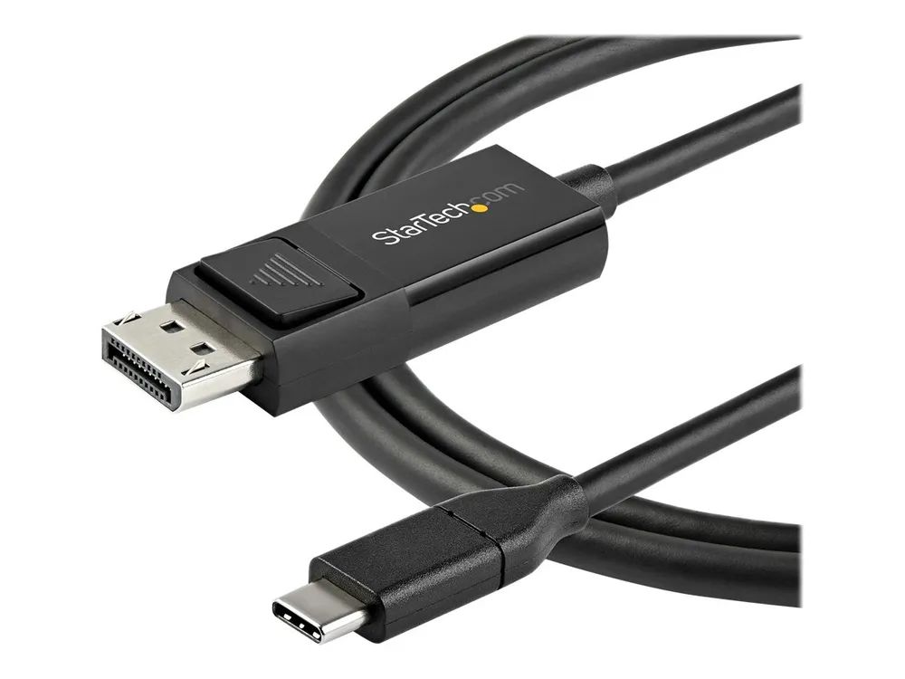 StarTech.com 1m USB-C auf DisplayPort-Kabel - 4K - bidirektional - DisplayPort-Kabel - 24 pin USB-C (M)