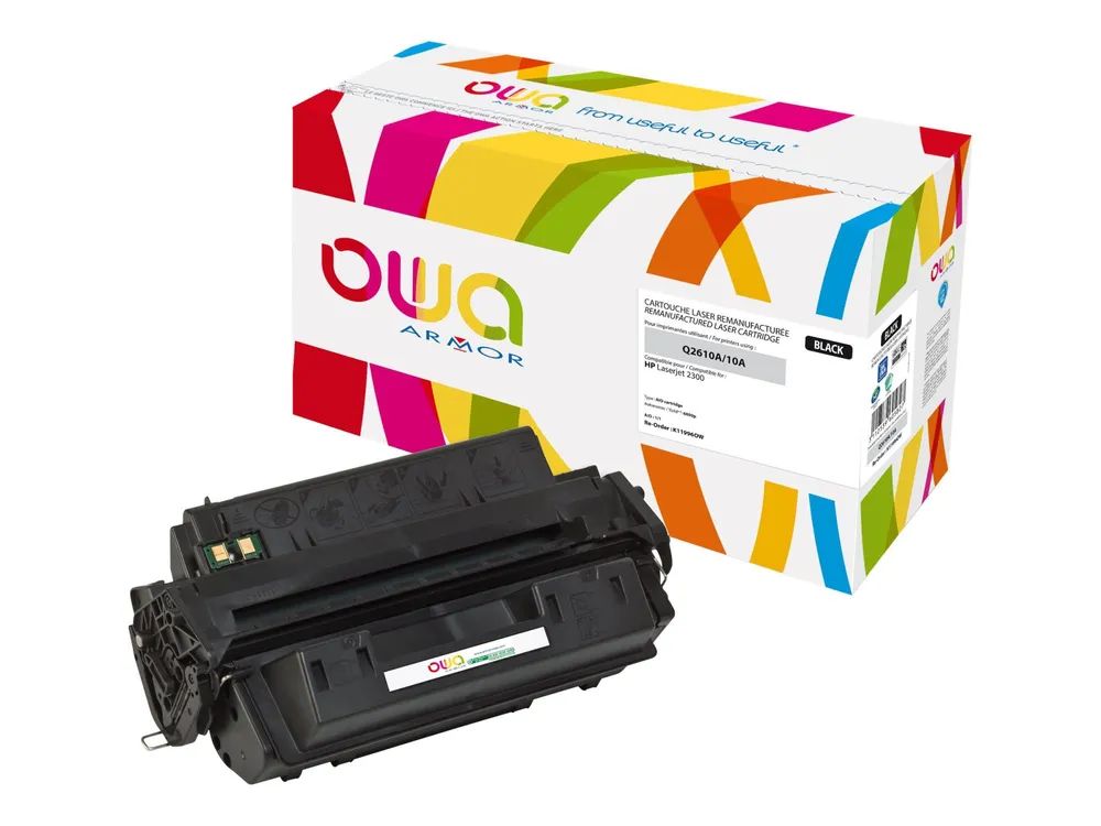 Armor OWA - Schwarz - kompatibel - wiederaufbereitet - Tonerpatrone (Alternative zu: HP Q2610A)