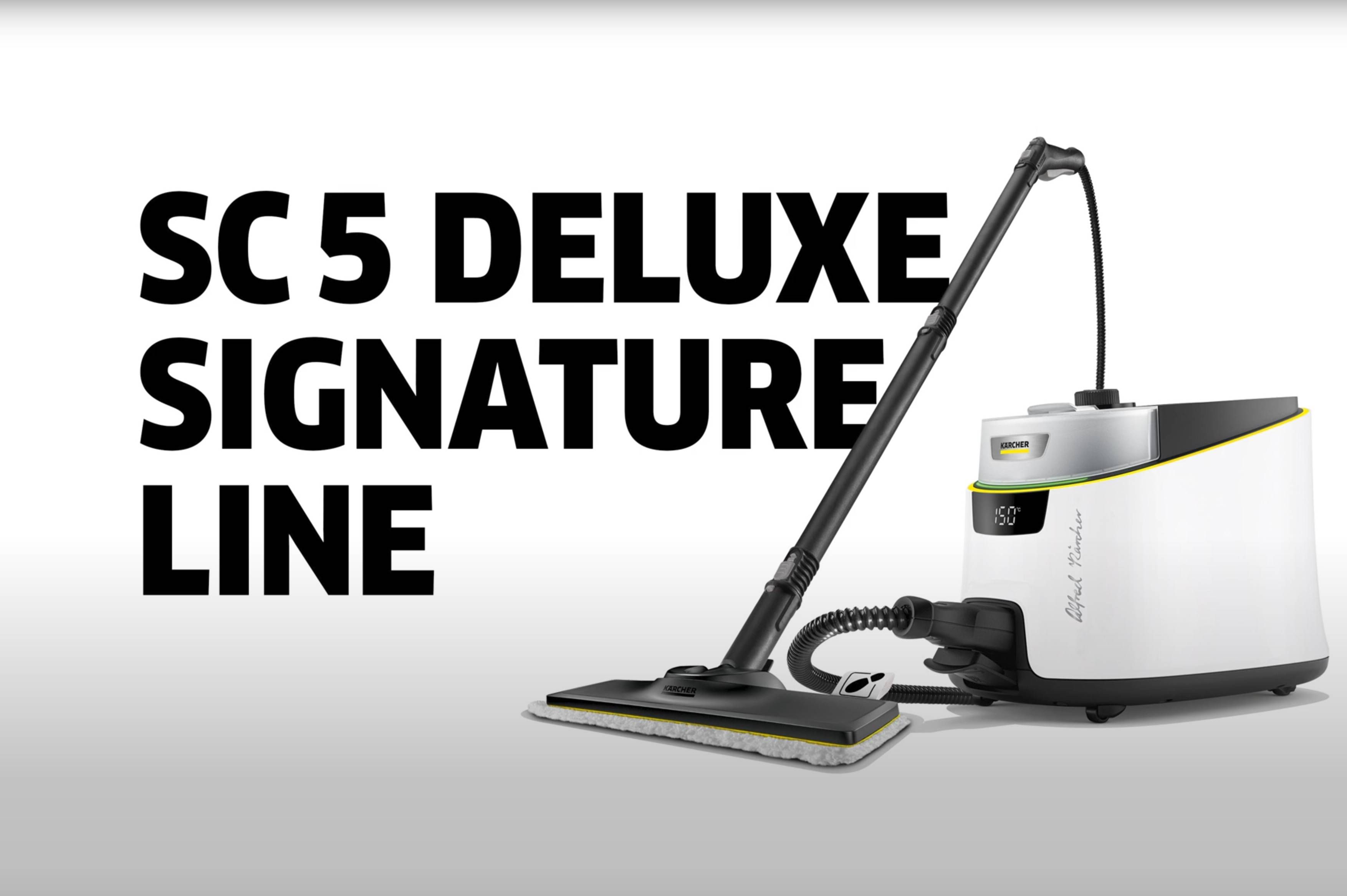 Kärcher SC 5 Deluxe Signature Line Dampfreiniger – leistungsstarker Premium-Dampfreiniger für hygienische Sauberkeit im Haushalt.