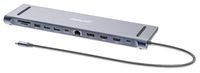 Manhattan 12-in-1 - Dockingstation - USB-C 3.2 Gen 1