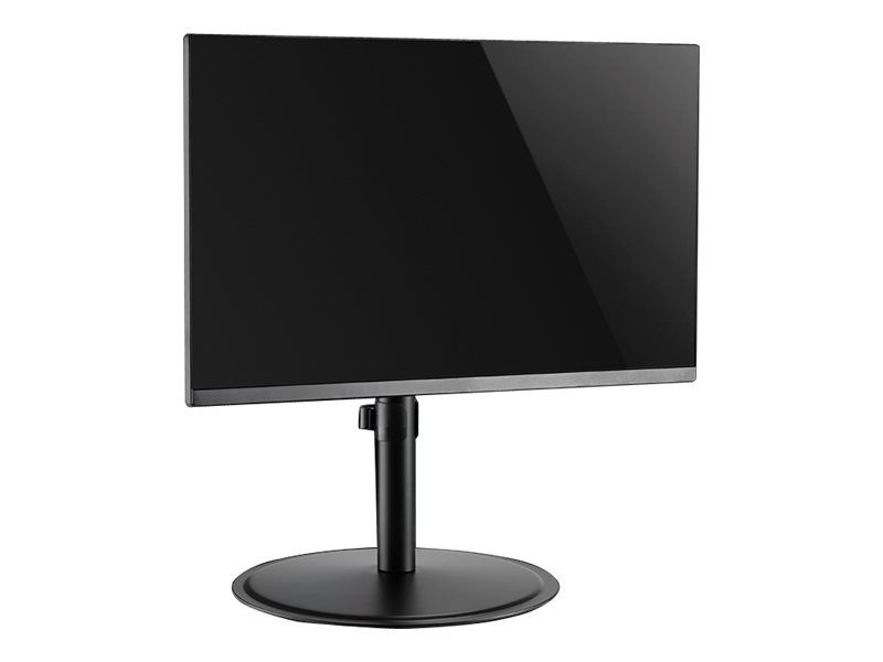 LogiLink Aufstellung - neigbar - für Monitor / Curved-Monitor - Stahl, Kunststoff - Schwarz - Bildschirmgröße: 43.2-81.3 cm (17"-32")